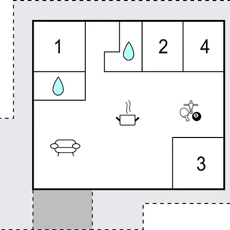 In With Sauna Semesterbostad